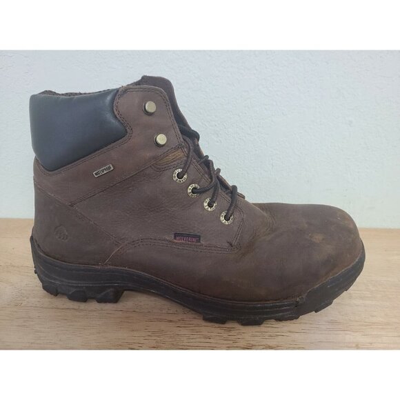 Wolverine Durbin Brown Leather Waterproof Steel Toe Work Boot W05483 Mens 11.5